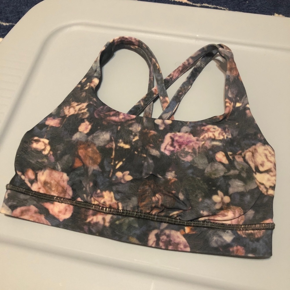 Lululemon Energy Bra - Sz 4, Activate Floral Multi